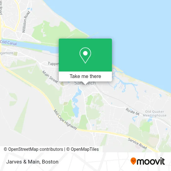 Jarves & Main map