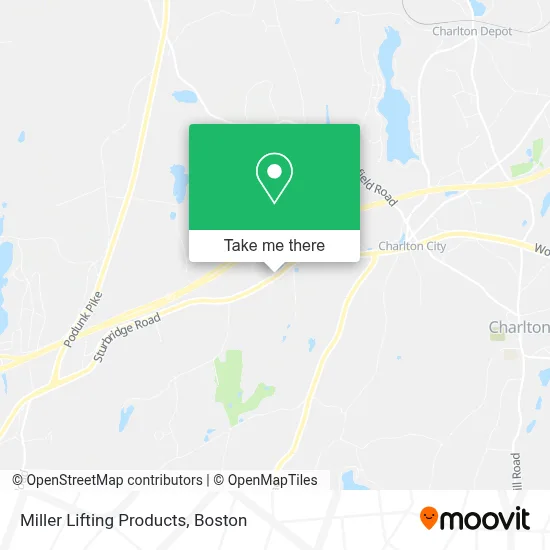 Miller Lifting Products map