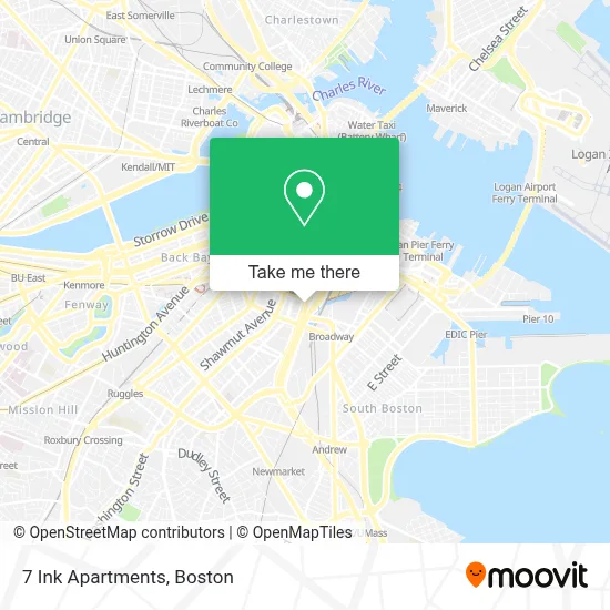 7 Ink Apartments map