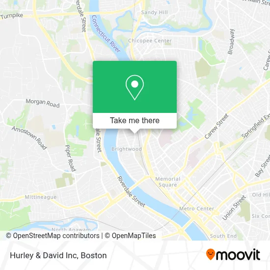 Hurley & David Inc map
