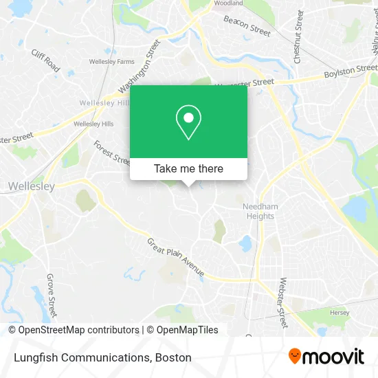 Lungfish Communications map