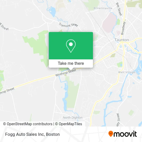 Fogg Auto Sales Inc map