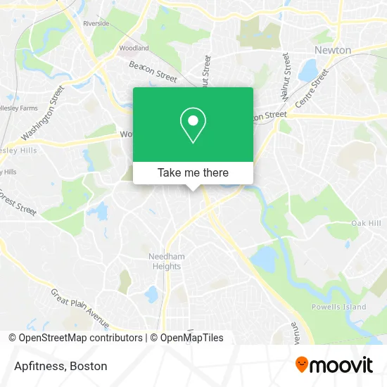 Apfitness map