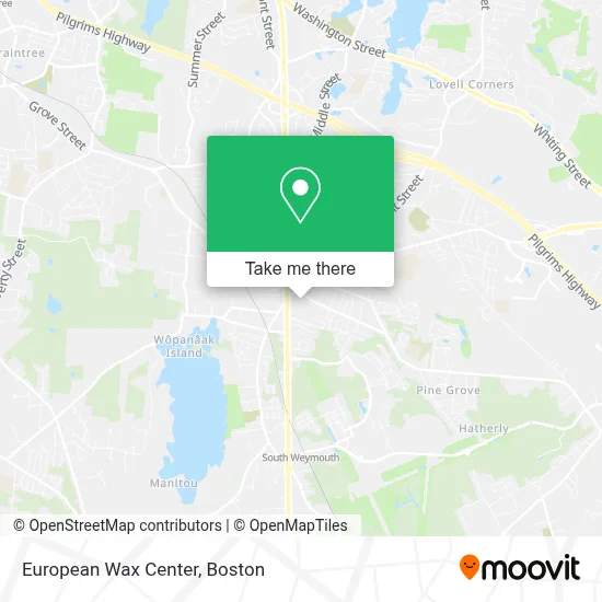 European Wax Center map
