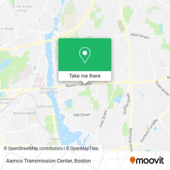 Aamco Transmission Center map