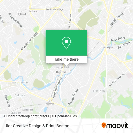 Jlor Creative Design & Print map