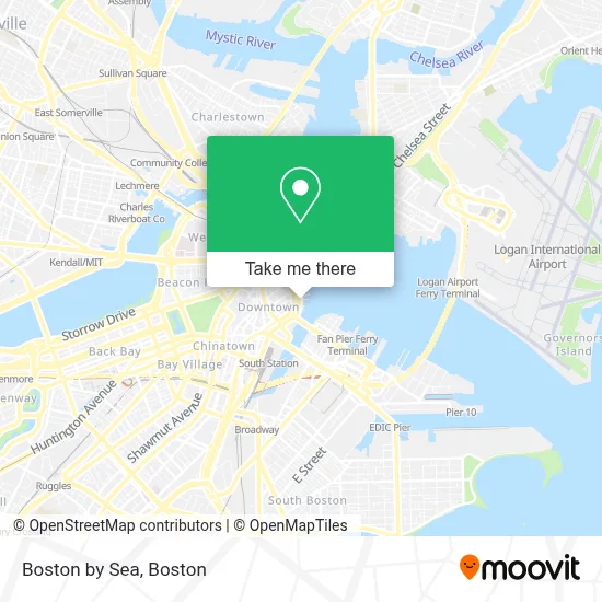 Boston by Sea map