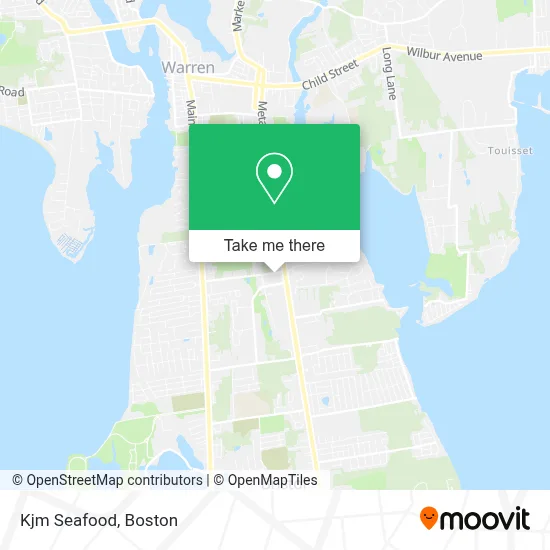 Kjm Seafood map