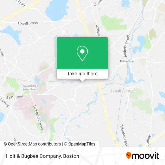 Holt & Bugbee Company map