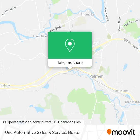 Une Automotive Sales & Service map