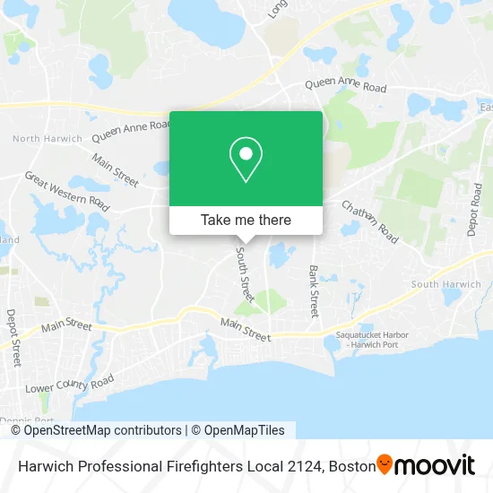 Harwich Professional Firefighters Local 2124 map