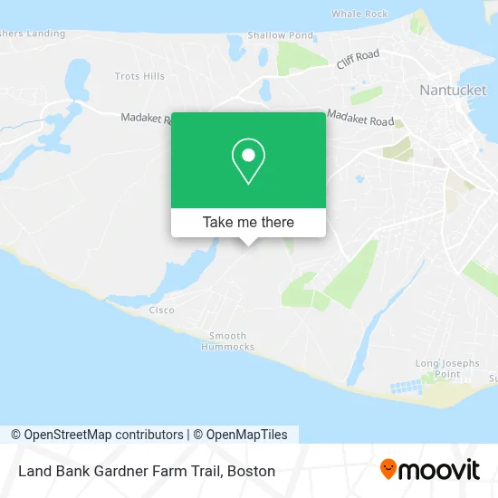 Land Bank Gardner Farm Trail map