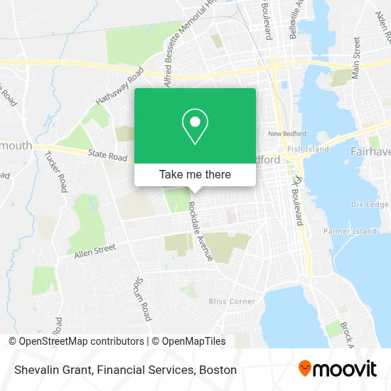 Shevalin Grant, Financial Services map
