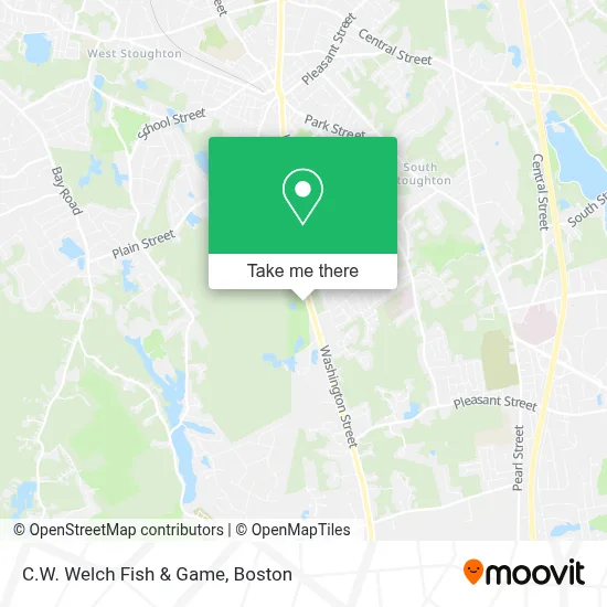 C.W. Welch Fish & Game map