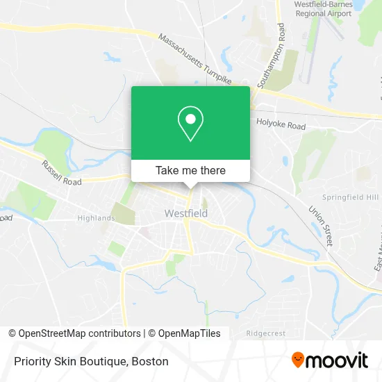 Priority Skin Boutique map