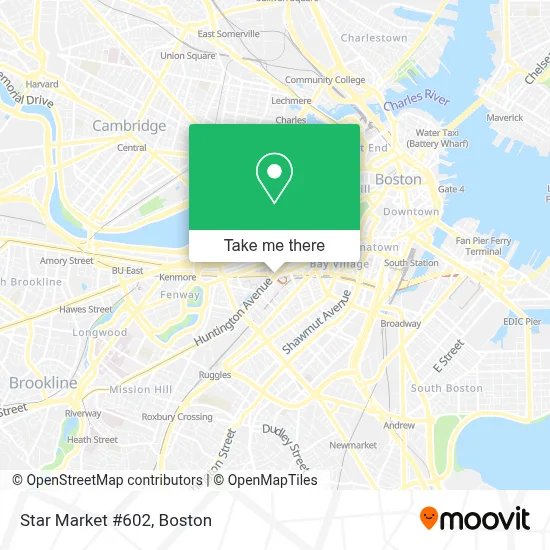 Star Market #602 map