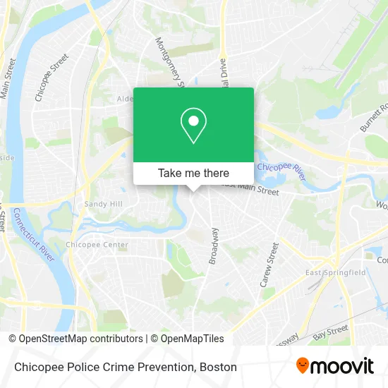 Chicopee Police Crime Prevention map