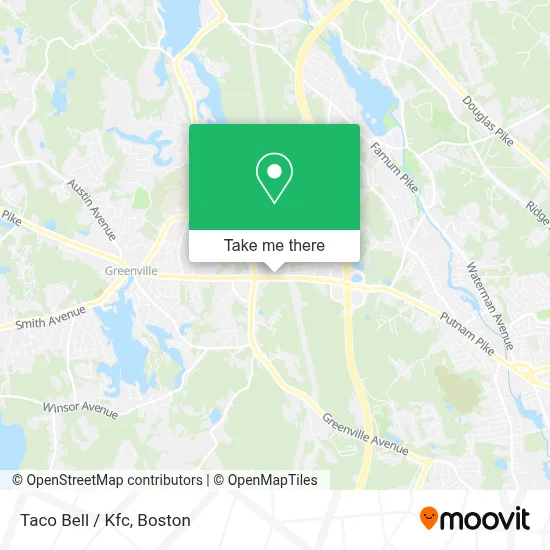 Taco Bell / Kfc map