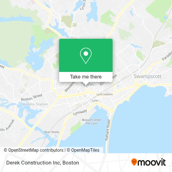 Derek Construction Inc map