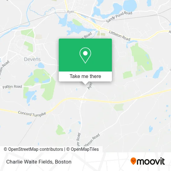 Charlie Waite Fields map