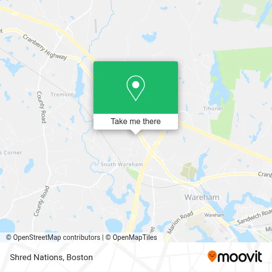 Shred Nations map