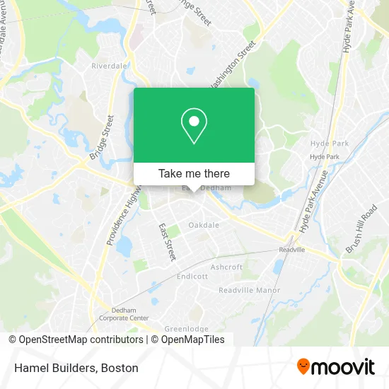 Hamel Builders map