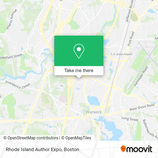 Rhode Island Author Expo map
