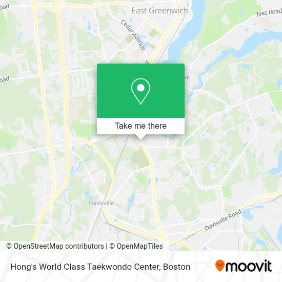 Hong's World Class Taekwondo Center map