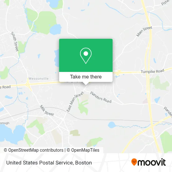 United States Postal Service map