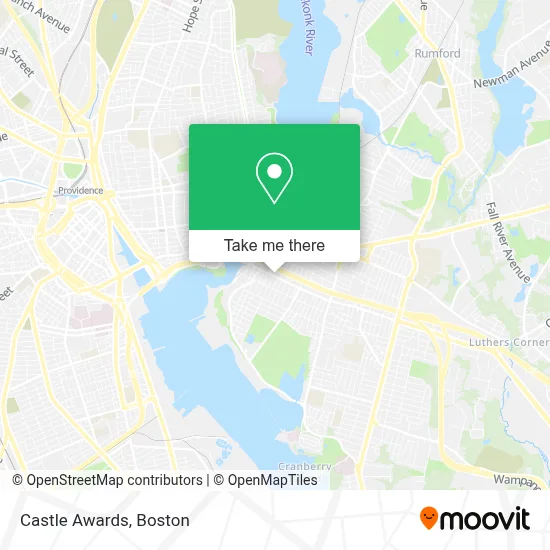 Castle Awards map