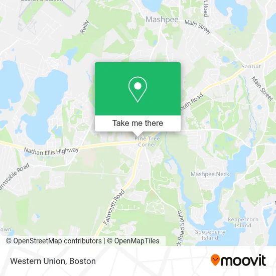 Western Union map