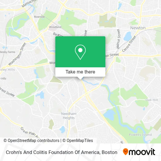 Crohn's And Colitis Foundation Of America map