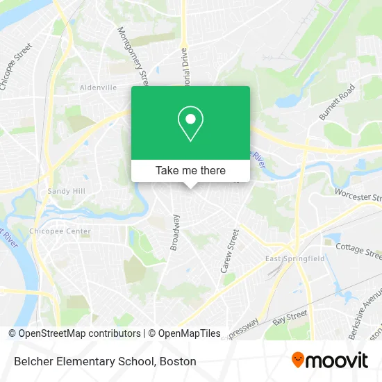 Belcher Elementary School map
