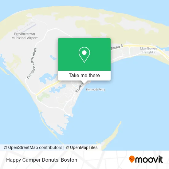 Happy Camper Donuts map