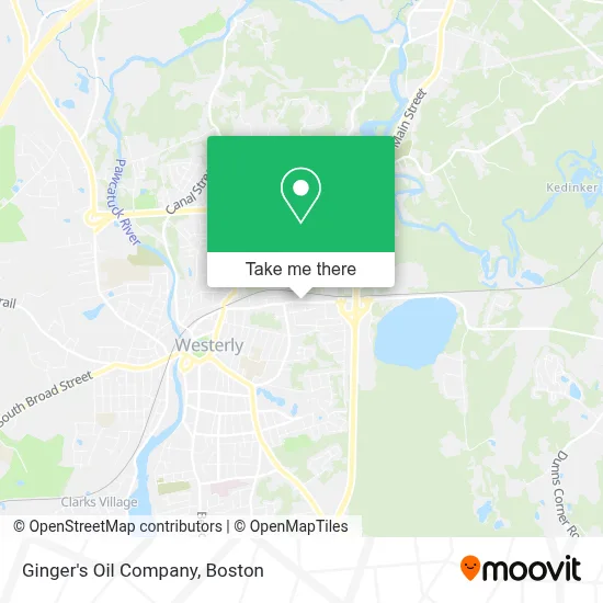 Ginger's Oil Company map