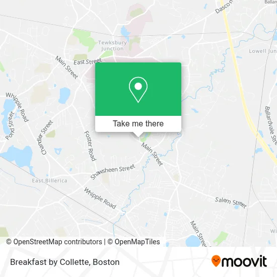 Breakfast by Collette map
