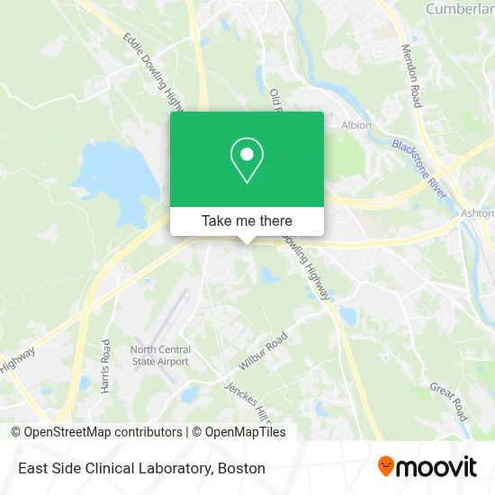 East Side Clinical Laboratory map