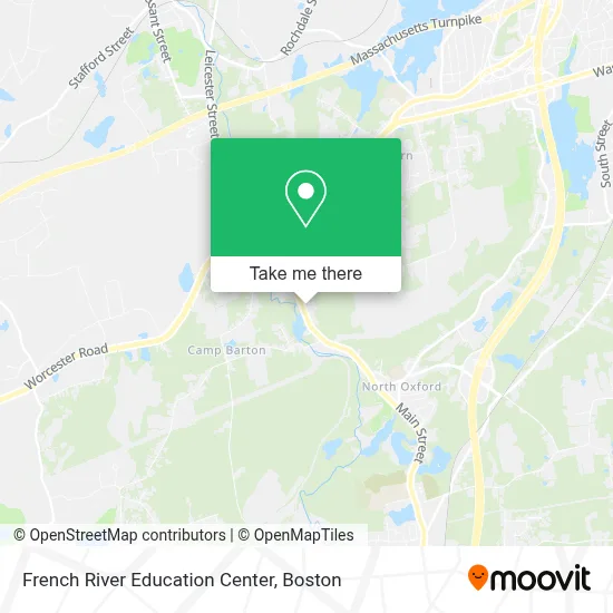 French River Education Center map