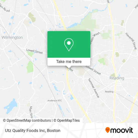Utz Quality Foods Inc map