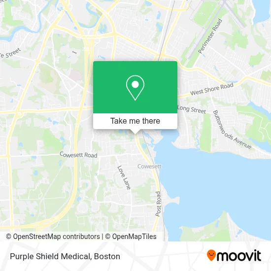 Purple Shield Medical map