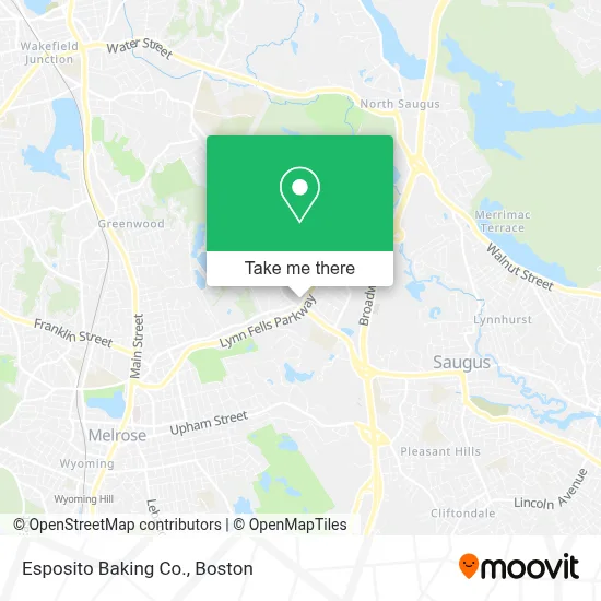 Esposito Baking Co. map