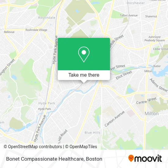 Bonet Compassionate Healthcare map