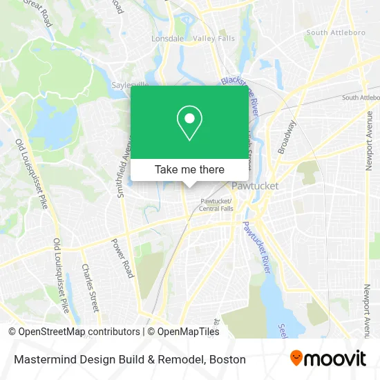 Mastermind Design Build & Remodel map