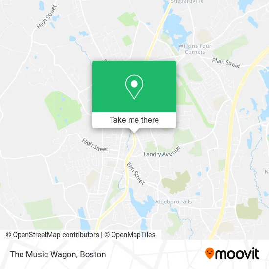 The Music Wagon map