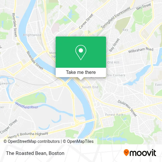 The Roasted Bean map