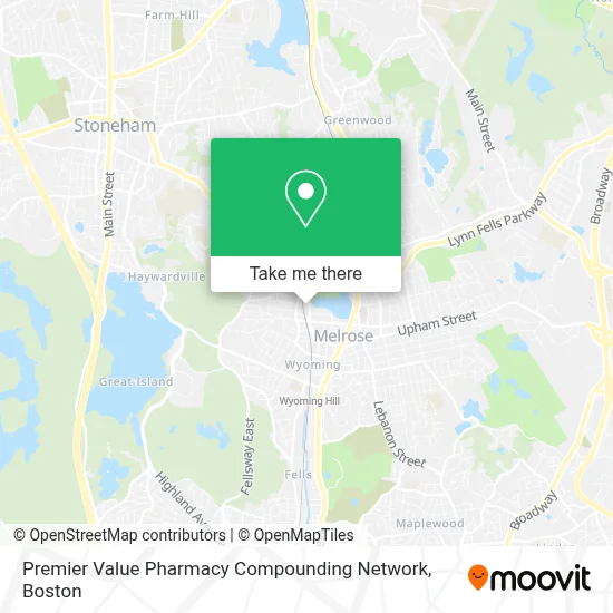 Premier Value Pharmacy Compounding Network map