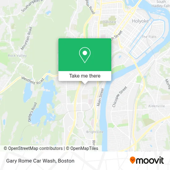 Gary Rome Car Wash map