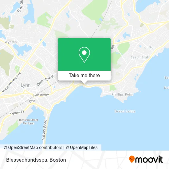 Blessedhandsspa map