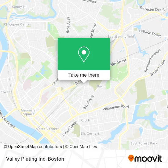 Valley Plating Inc map