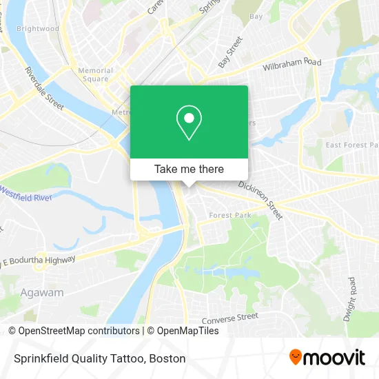 Sprinkfield Quality Tattoo map